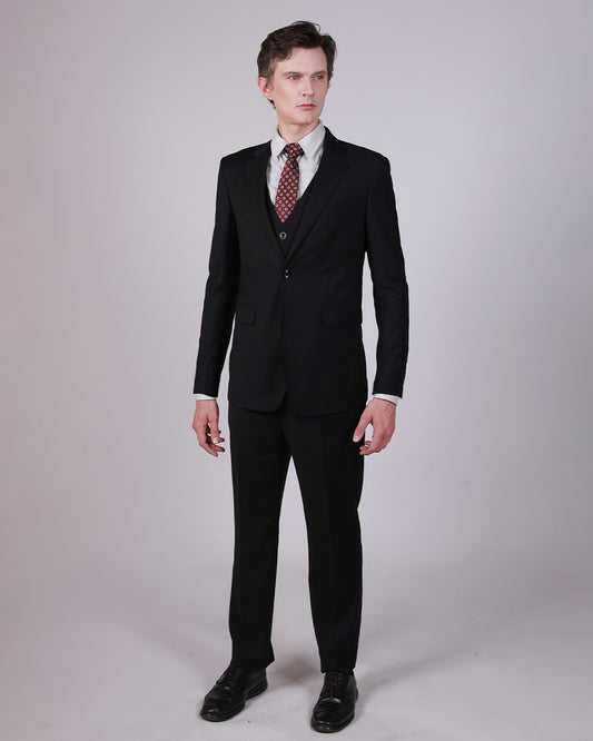 Charcoal Grey Suit – Super 140’s Wool, Classic Fit (2 or 3 Piece)