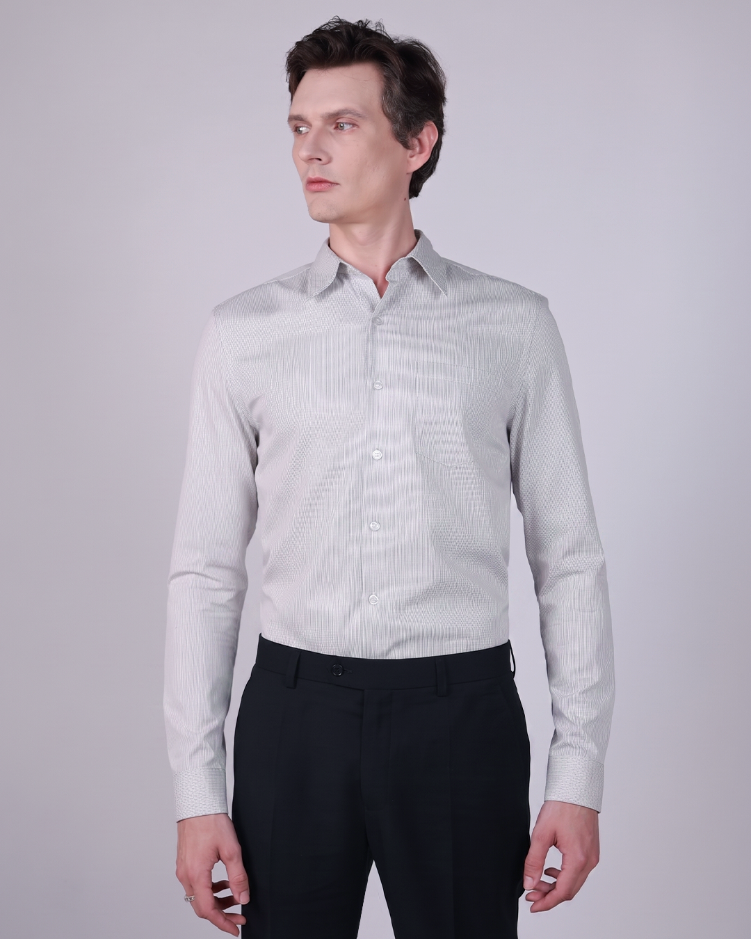 Bamboo Stripe Shirt – Classic Fit