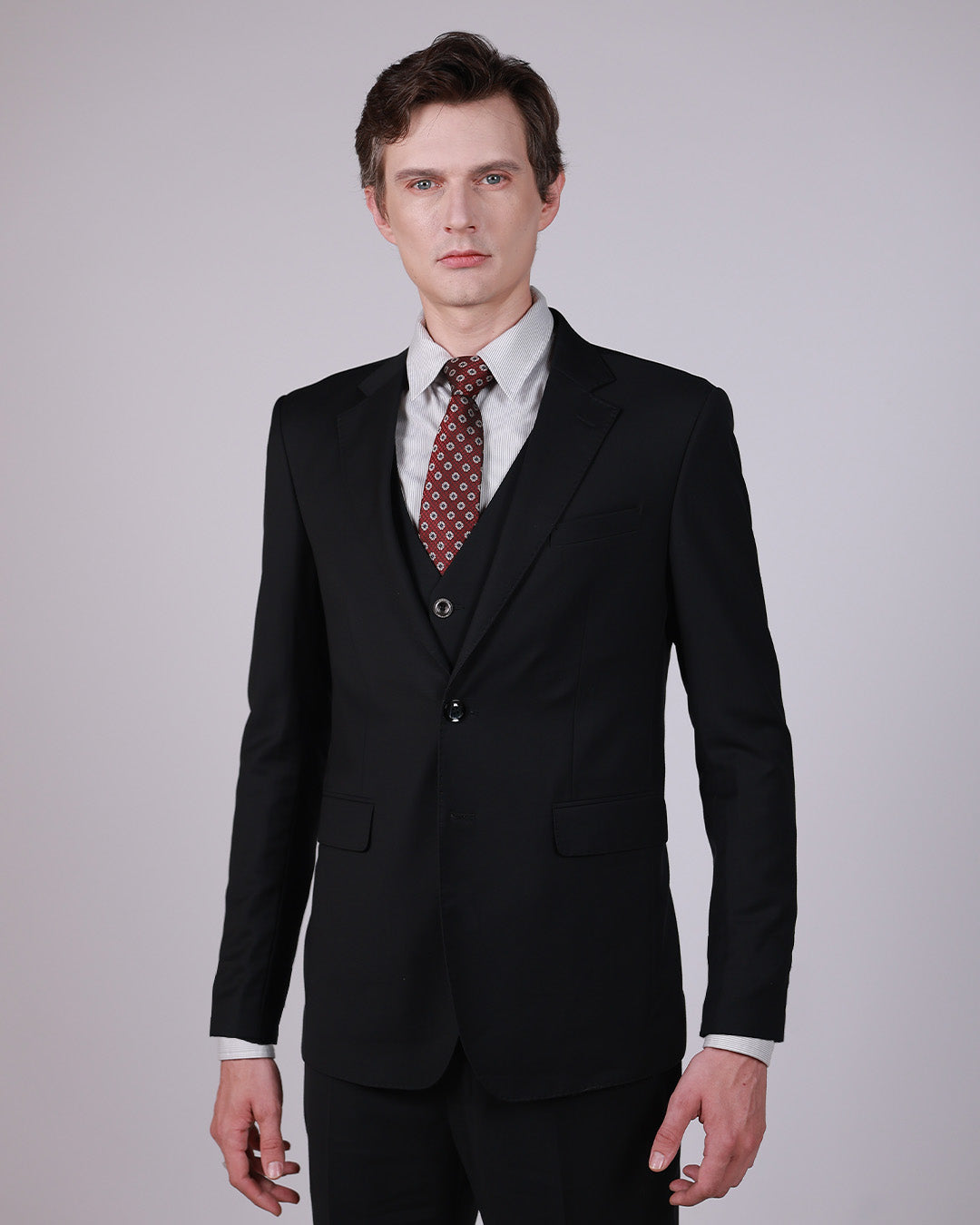Charcoal Grey Suit – Super 140’s Wool, Classic Fit (2 or 3 Piece)