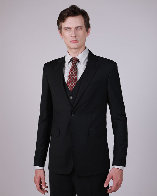 Charcoal Grey Suit – Super 140’s Wool, Classic Fit (2 or 3 Piece)