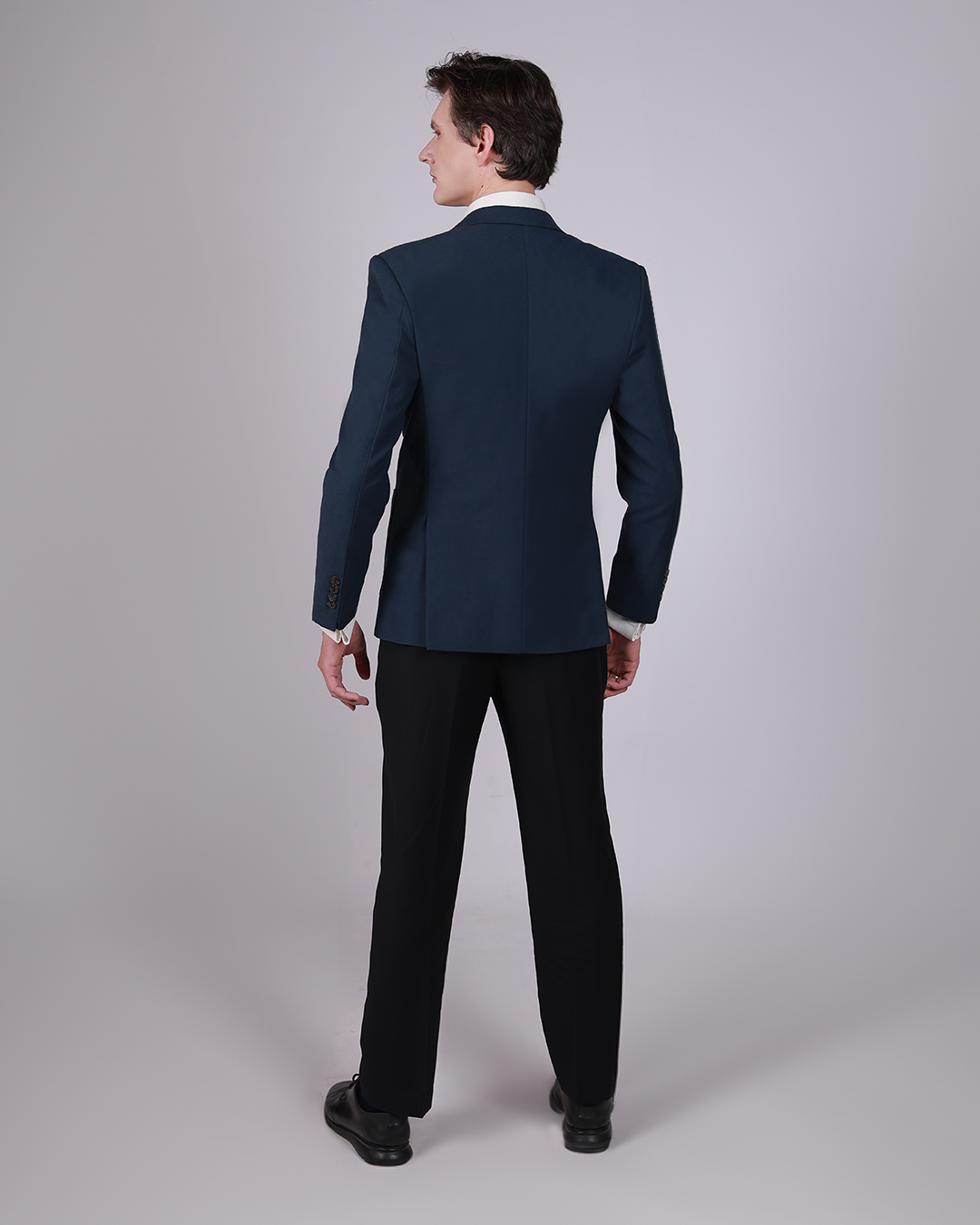 [SAMPLE SALE] Cotton Stretch Blazer – Classic Fit, Navy or Beige