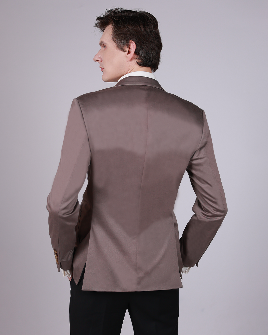 [SAMPLE SALE] Cotton Stretch Blazer – Classic Fit, Navy or Beige